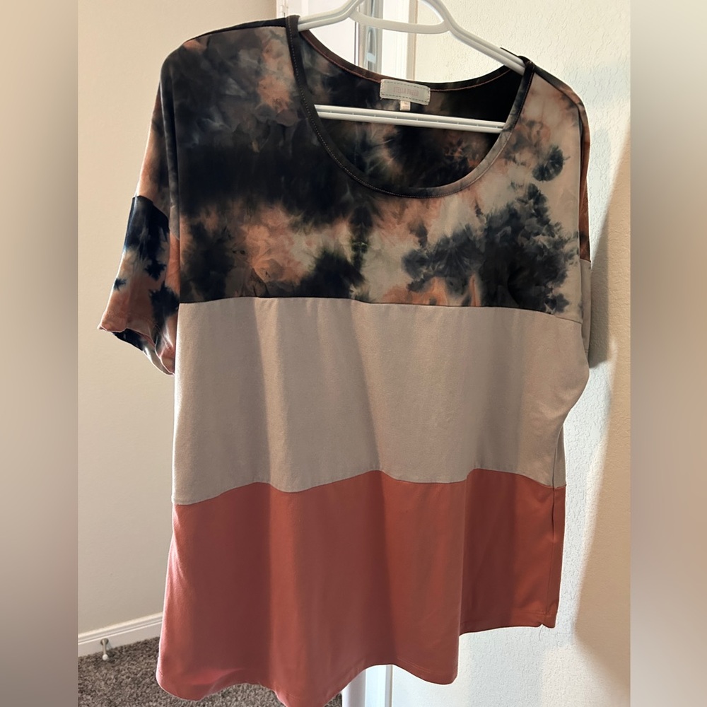 Multicolor Tie-Dye Women's Top